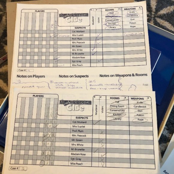 80's "Clue" VCR Mystery Game - VHS Murder Mystery Game - 80's Boardgame - Picture 6 of 9